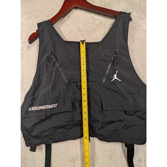 Nike Air Jordan 23 Engineered Adjustable Vest Black White Training Utility - Picture 6 of 7